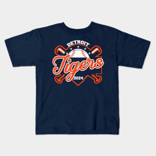 Tigers Baseball Kids T-Shirt